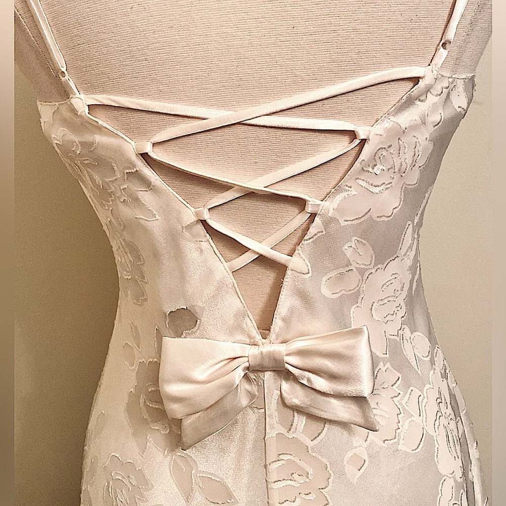 Victoria’s Secret Gold Label Floral S Romantic Coquette Crisscross Bow Lingerie - Picture 8 of 12